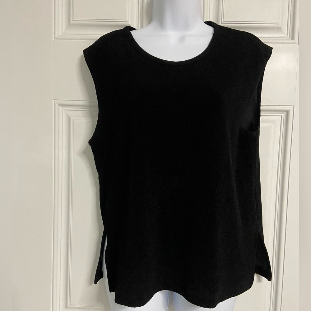 3- CONNIE’S MOONLIGHT Black Sleeveless Top